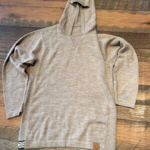 Paka unisex hoodie, beige/camel